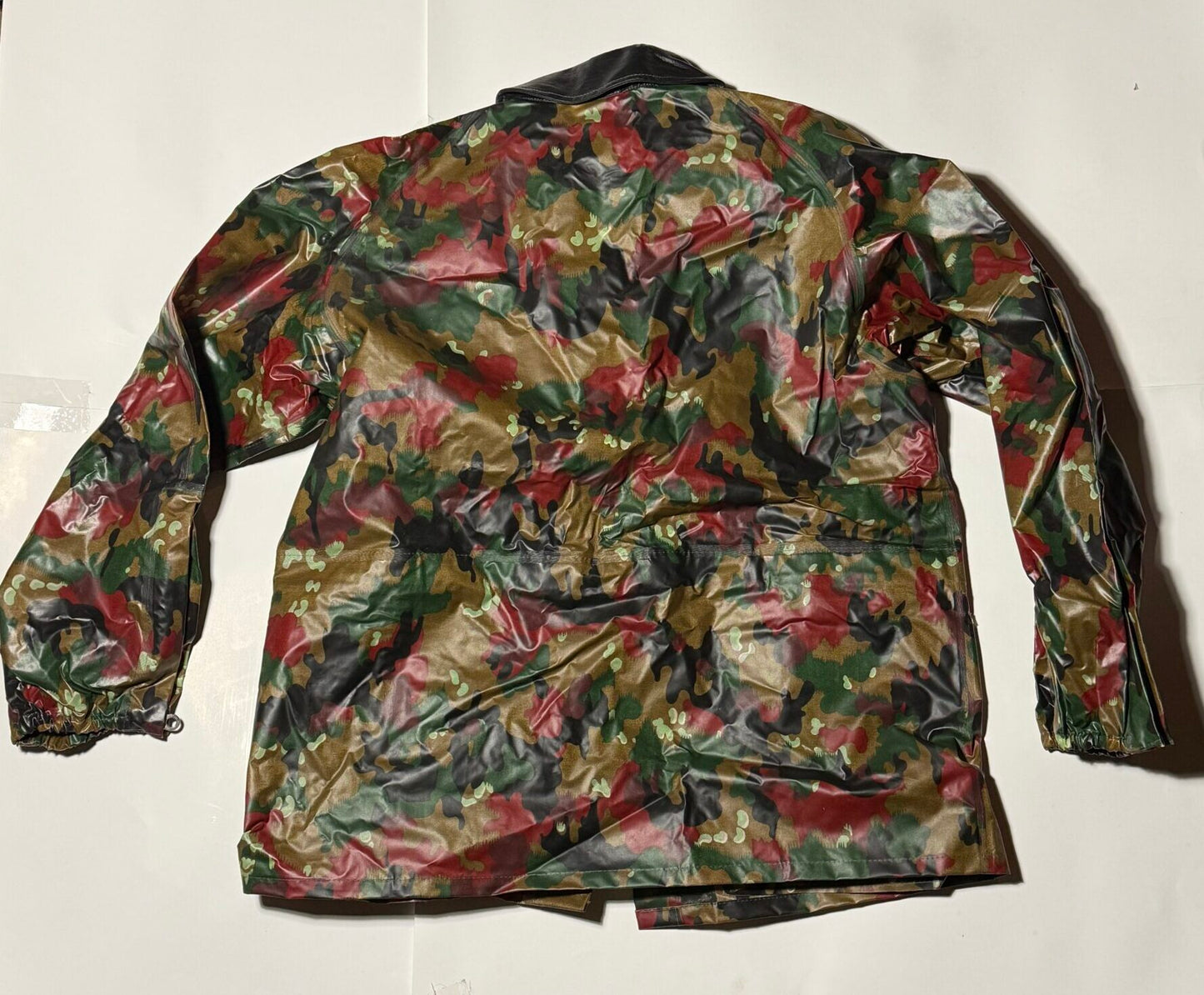 SWISS ALPENFLAGE VINYL RAIN JACKET image 4