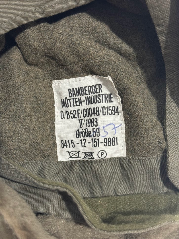 OD GERMAN COLD WEATHER PILE CAP image 3