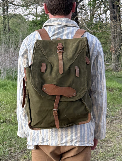 ROMANIAN ARMY CANVAS RUCKSACK