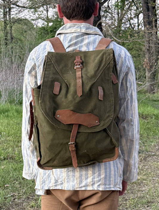 ROMANIAN ARMY CANVAS RUCKSACK