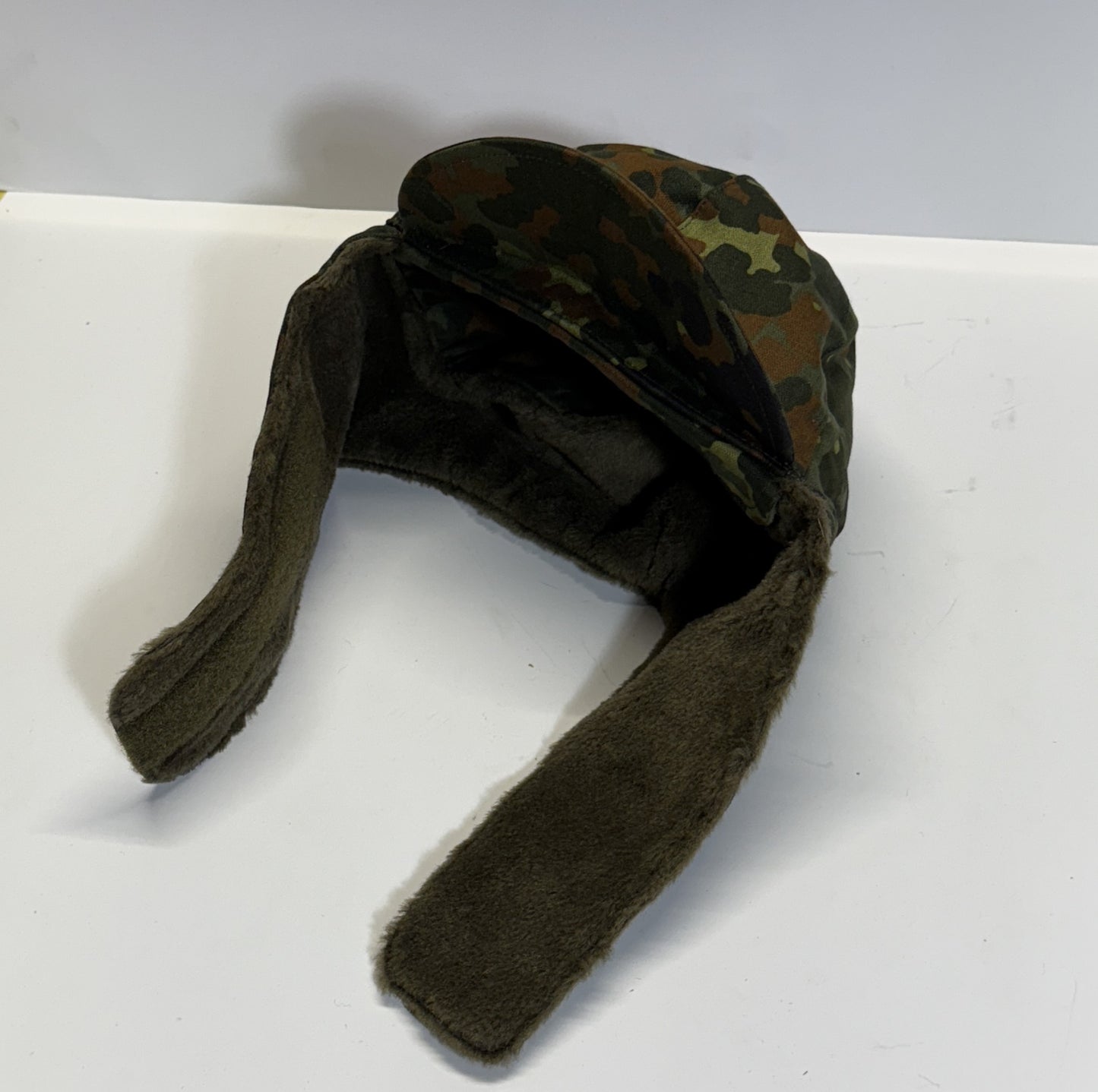 GERMAN BUNDESWEHR FLECKENTARNEN COLD WEATHER CAP