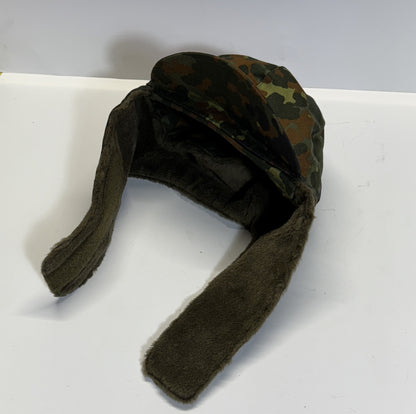 GERMAN BUNDESWEHR FLECKENTARNEN COLD WEATHER CAP