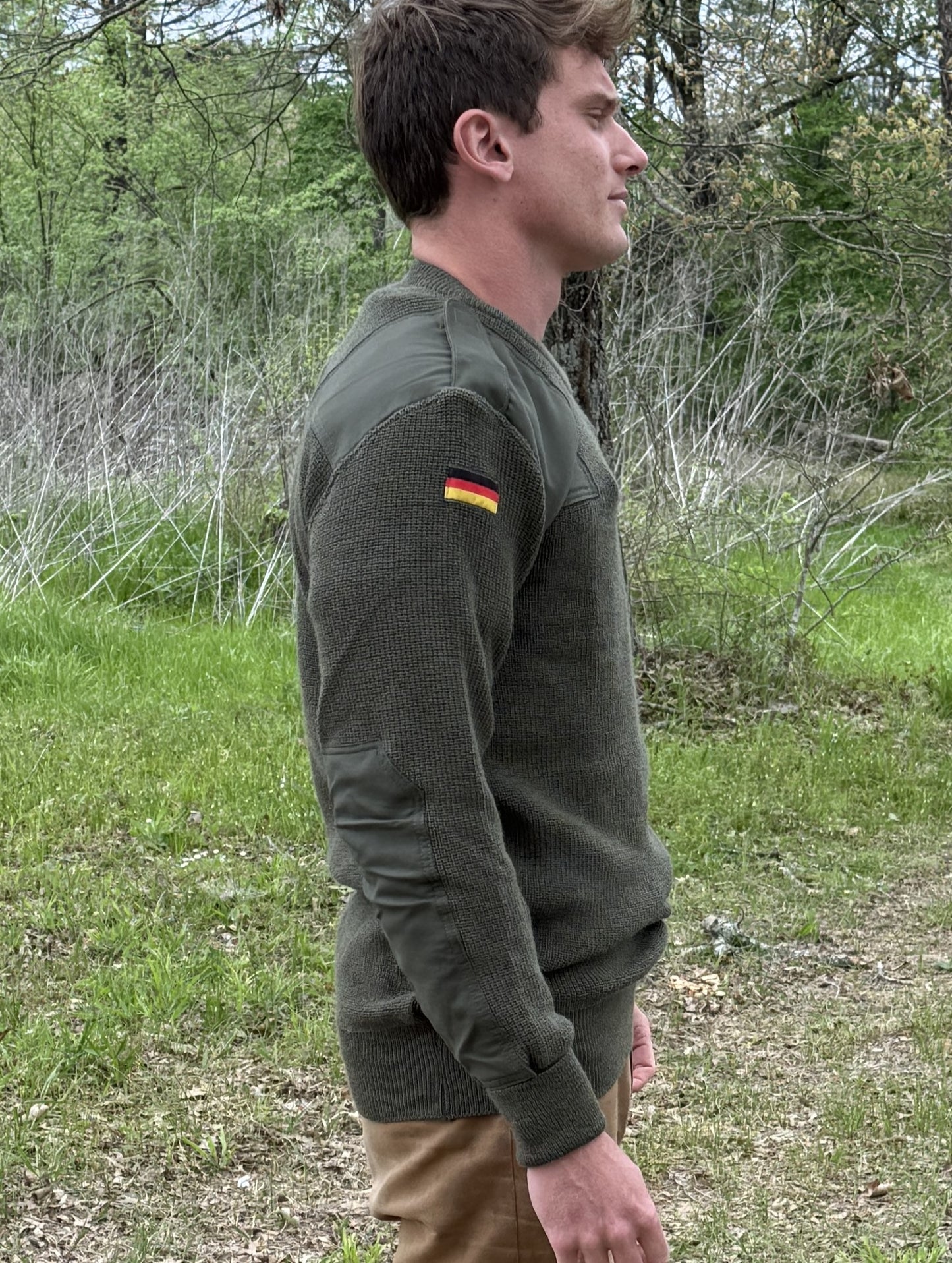 GERMAN BUNDESWEHR OD COMMANDO SWEATER
