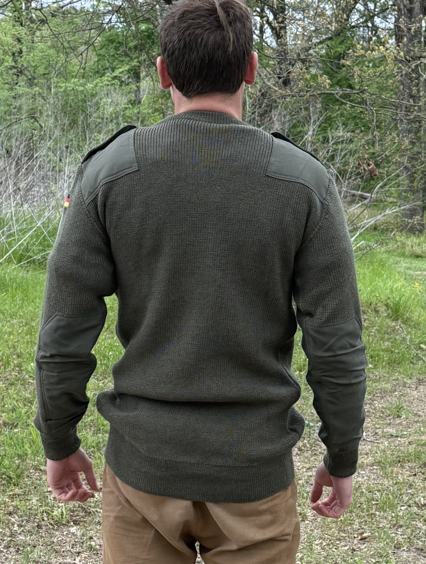GERMAN BUNDESWEHR OD COMMANDO SWEATER