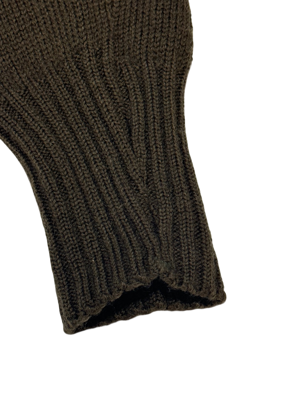 VINTAGE USGI 100% WOOL OLIVE DRAB SWEATER image 4