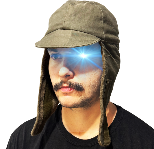 OD GERMAN COLD WEATHER PILE CAP image 0