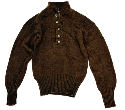 VINTAGE USGI 100% WOOL OLIVE DRAB SWEATER image 0