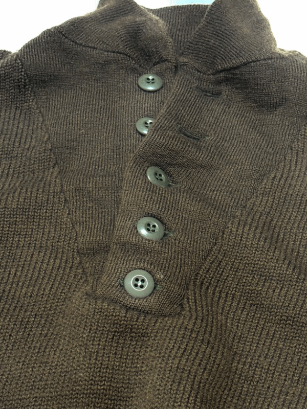 VINTAGE USGI 100% WOOL OLIVE DRAB SWEATER