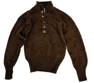 VINTAGE USGI 100% WOOL OLIVE DRAB SWEATER