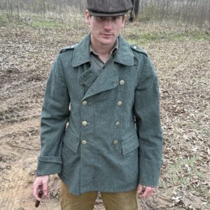 AURA FARM WW1 SWISS ARMY MEDIC WOOL PEACOAT