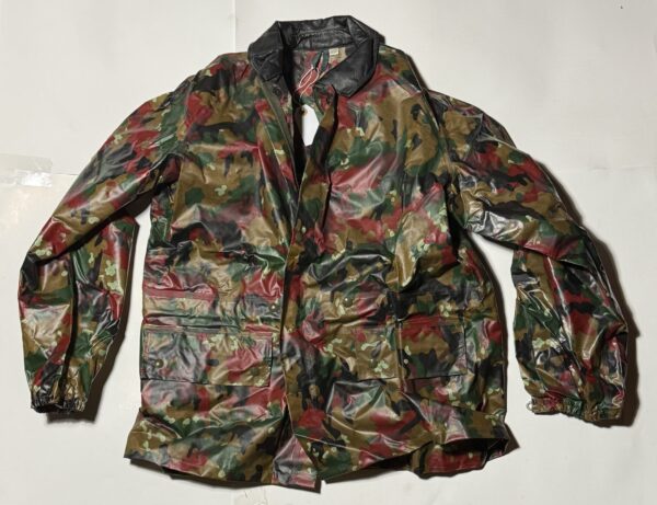 SWISS ALPENFLAGE VINYL RAIN JACKET