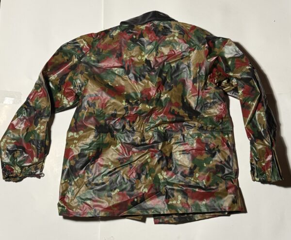 SWISS ALPENFLAGE VINYL RAIN JACKET