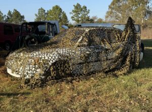 ISSUED SWEDISH BARRACUDA CAMOUFLAGE NET