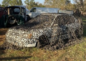 NON MILITARY ISSUE GREY BARRACUDA CAMOUFLAGE NET