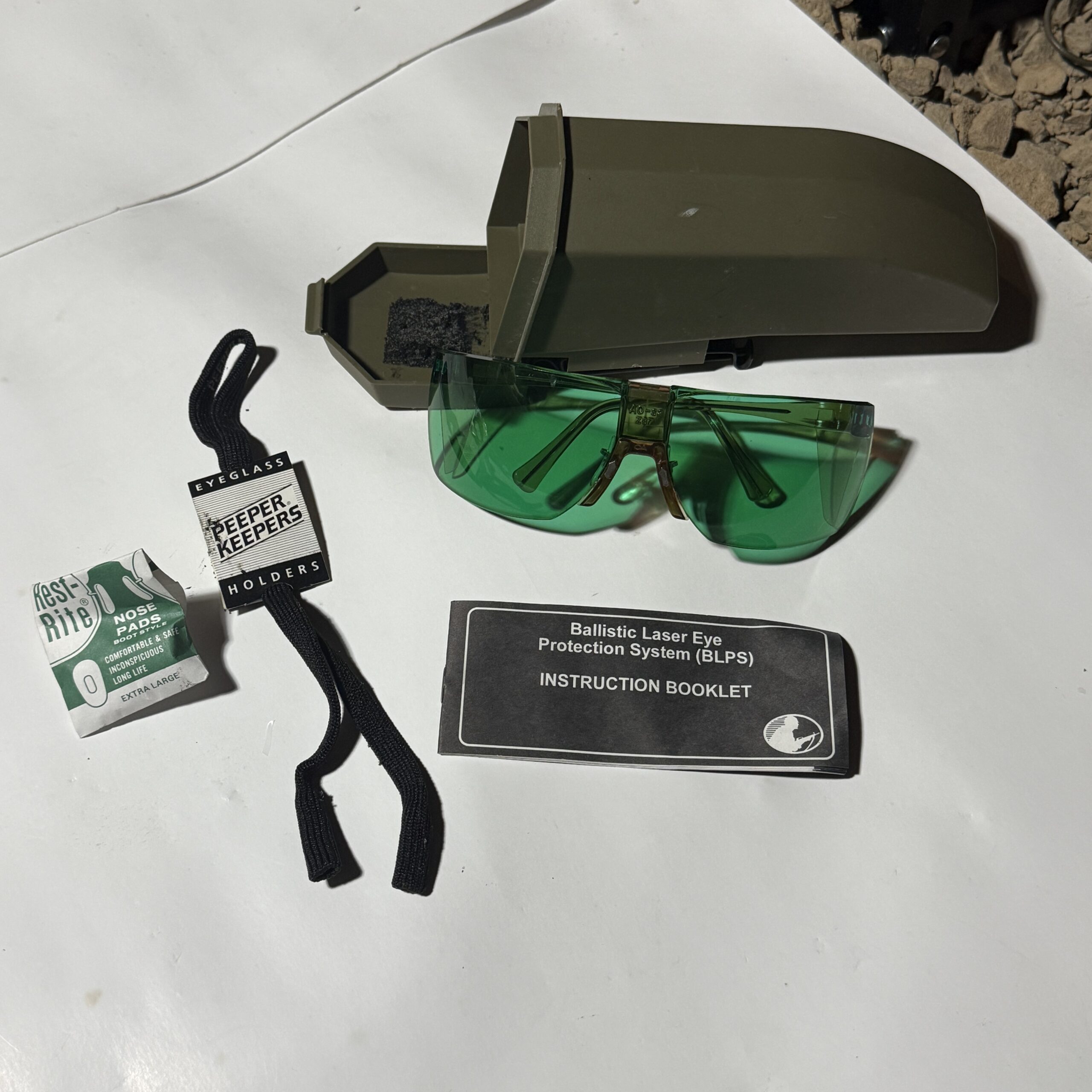 IMG_5543 US MILITARY BALLISTIC/LASER PROTECTIVE SPECTACLES